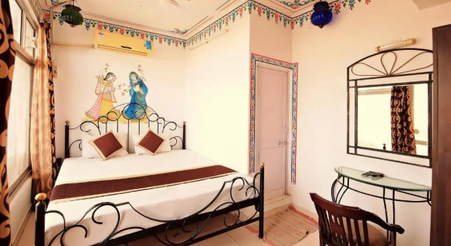 Номер Deluxe с балконом и с видом на озеро Storica Stays Panorama Haveli Udaipur