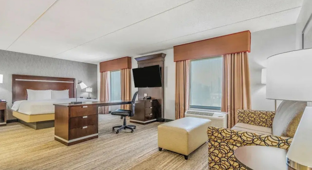 Двухместная студия Hampton Inn & Suites Detroit/Airport Romulus