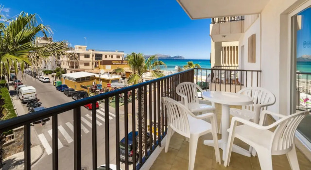 Апартаменты Standard с 2 комнатами с балконом и рядом с пляжем Apartamentos Charlys Can Picafort