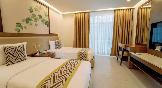 Deluxe pokoj s balkonem Boracay Haven Suites