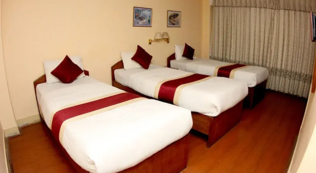 Трёхместный номер Deluxe с балконом Hotel Pilgrims Pvt. Ltd.