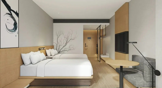Четырёхместный номер Superior с видом на город Fairfield by Marriott Hangzhou Future Sci-tech City
