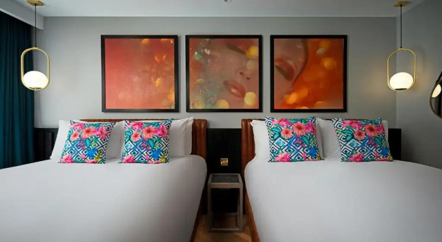 Четырёхместный номер Deluxe NYX Hotel Dublin Portobello