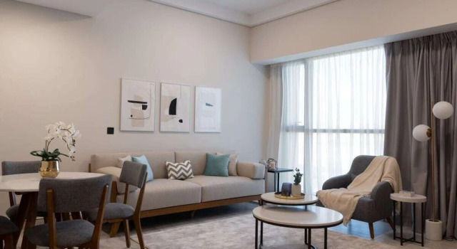Beautiful 1BR Apartment in Arjan Privà Living 201, Забронировать Апартаменты/квартира Отели Арабиан Ранчес с бассейном, Бассейн