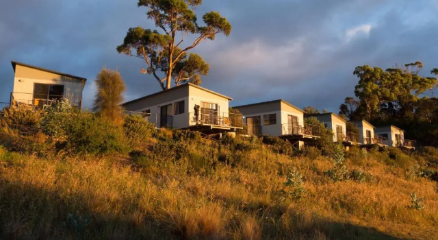 Шале Premium с видом на воду Swansea Beach Chalets