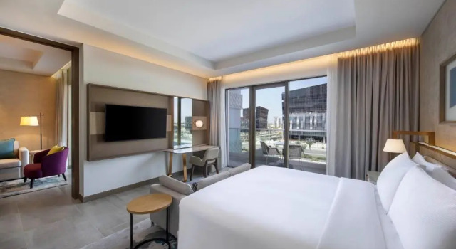 Двухместный люкс c 1 комнатой Курортный отель Hilton Abu Dhabi Yas Island