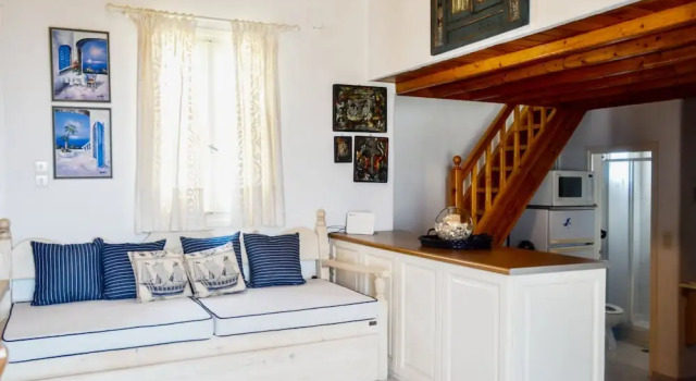 Complex of Cycladic traditional houses