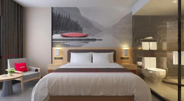 Двухместный номер Standard Thank Inn Chain Hotel Henan Pingding Mountain Kuanggong Road Old Bus Station
