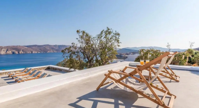 Bohemian Blue Villa - 7 BDRM - beach in 200m - MG Villas, Забронировать Вилла Отели Агиос-Состис с парковкой, Парковка