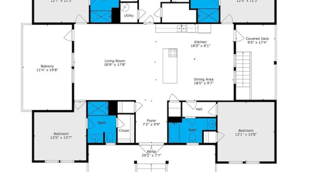 Коттедж Treasure Island - 105 Treasure Ct 4 Bedroom Home