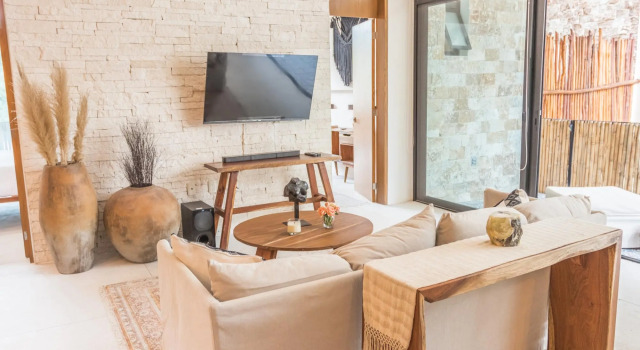 Stylish Charming 2BR Apartment Aldea Zama Insta-worthy Pool Uncovered Patio Terrace, Rezervasyon Daire Tulum havuzlu oteller, Yüzme Havuzu