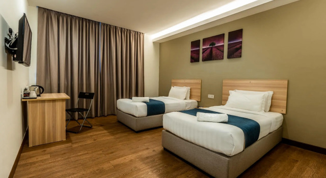 Двухместный номер Deluxe 1 Orange Hotel Sungai Buloh
