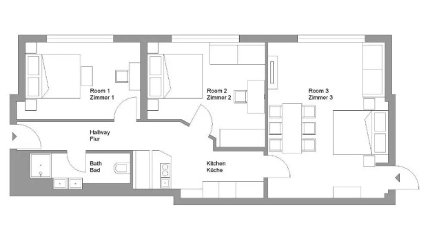 Апартаменты Holiday 33 Apartments ABCD Alexanderplatz