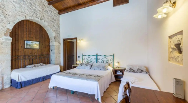 Четырёхместный номер Standard La Muraglia Residenza Turistica Rurale