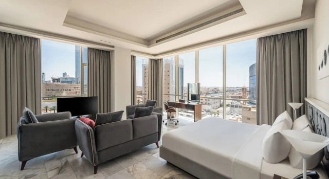 Двухместный номер Deluxe HDB Al Sahafa