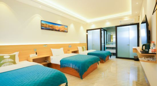 Кровать в общем номере Yaxin Meina | Serene Courtyard Boutique Stay (Nalati Scenic Area)