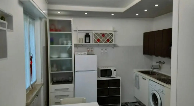 Студия Appartamento Mirabell, FRONTE SPIAGGIA, VISTA MARE CON PARCHEGGIO