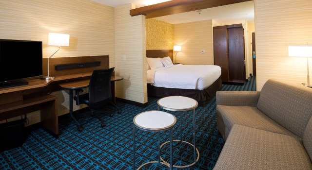 Двухместный люкс Fairfield Inn & Suites by Marriott Detroit Chesterfield