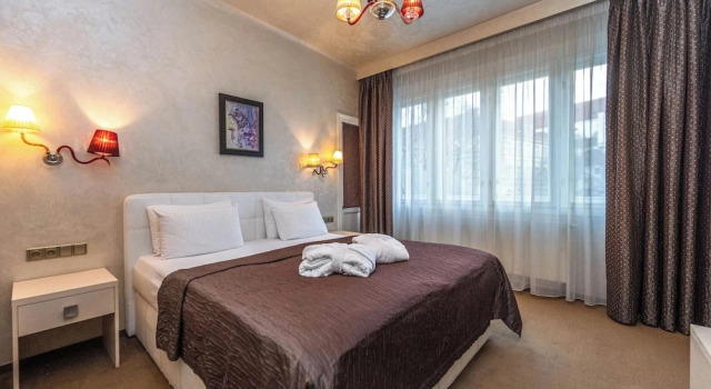 Dvoulůžkový s manželskou postelí Junior Suite s balkonem Residence Mysterius Old Town