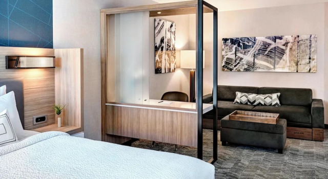 Двухместный люкс SpringHill Suites by Marriott Huntington Beach Orange County