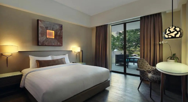 Двухместный номер Deluxe с балконом Mercure Bali Legian