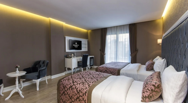 Трёхместный семейный номер Standard с балконом Dencity Hotels & Spa
