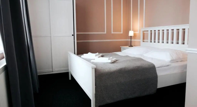 Студия с красивым видом из окна Aparthotel Platinum Apartamenty
