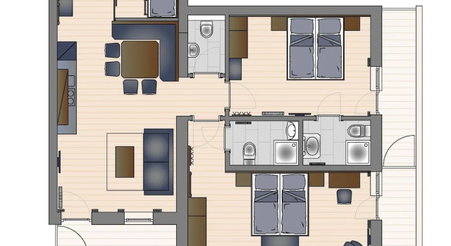Апартаменты Das Grünholz Aparthotel
