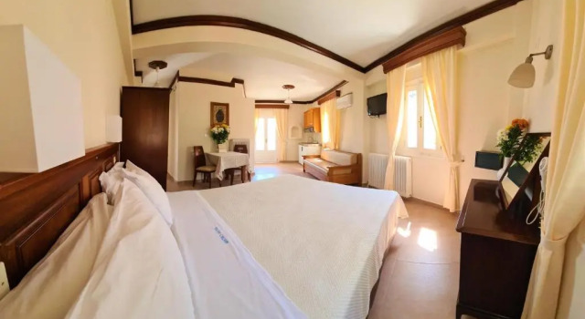 Двухместный номер Standard с видом на бассейн Kastro Hotel