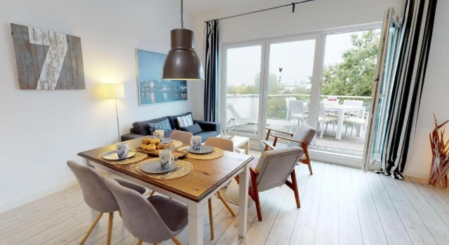 Апартаменты Villa Meeresrauschen Wohnung Seemöwe