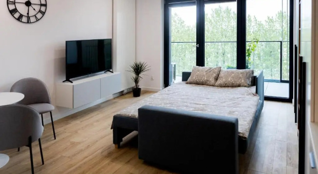 Студия Deluxe Downtown Apartments -free parking