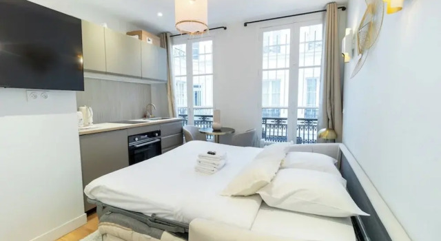 Cosy and New Studio Center of Paris, Забронировать Апарт-отель Апарт-отели Парижа, рядом с Quinze-Vingts Eye Hospital, Апарт-отель