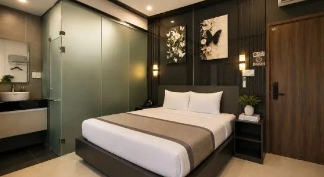Номер Deluxe с видом на город Lucky Star Hotel - Bui Vien Walking Street