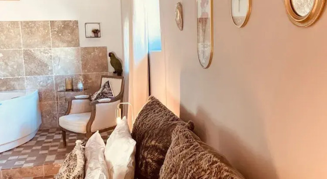 Двухместный номер Deluxe с видом на город B&B Temps Suspendu Provence