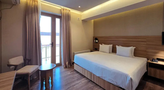 Двухместный номер Premium с балконом и с видом на город Hotel Bankir Khiva