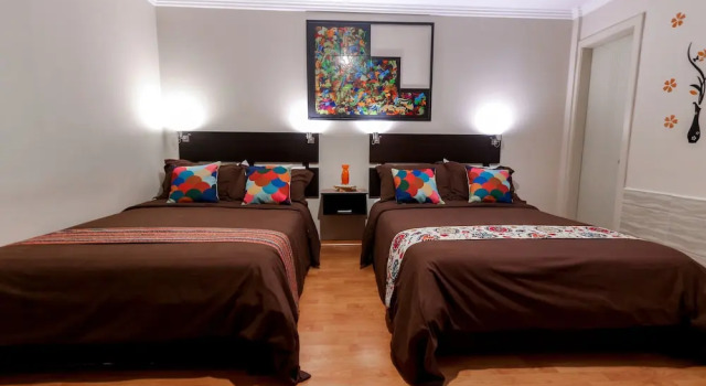 Standard négyágyas családi szoba Hostal Kolibri