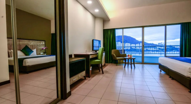 Camera Deluxe con vista mare Flamingo Hotel by the Beach, Penang