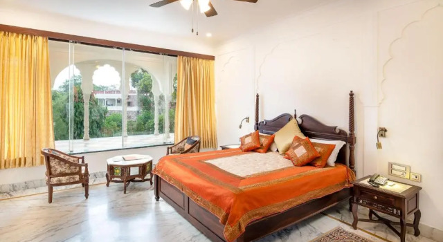 Люкс с видом на сад Rajasthan Palace - A Heritage Boutique Hotel in Jaipur