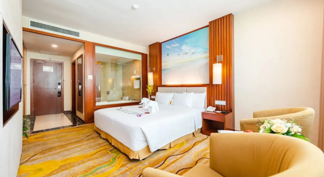 Номер Deluxe Muong Thanh Luxury Quang Ninh Hotel