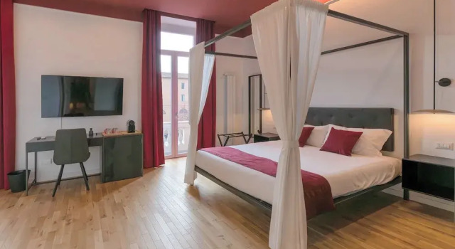 Номер Deluxe с балконом и с видом на город EFFE 9 FLAMINIO Guest House