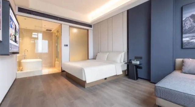 Люкс с красивым видом из окна Atour X Hotel South Guangzhou Avenue Pazhou Exhibition
