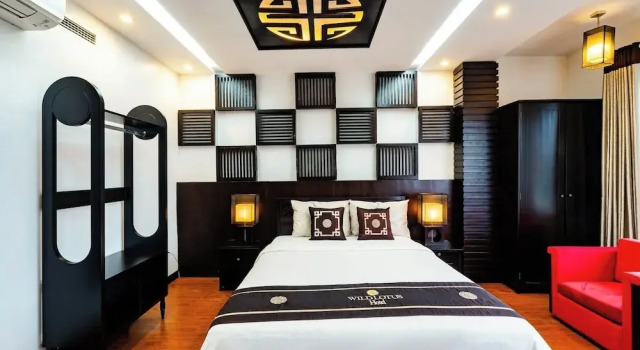 Двухместный номер Deluxe с балконом и с видом на сад Wild Lotus Hotel Apartment 2