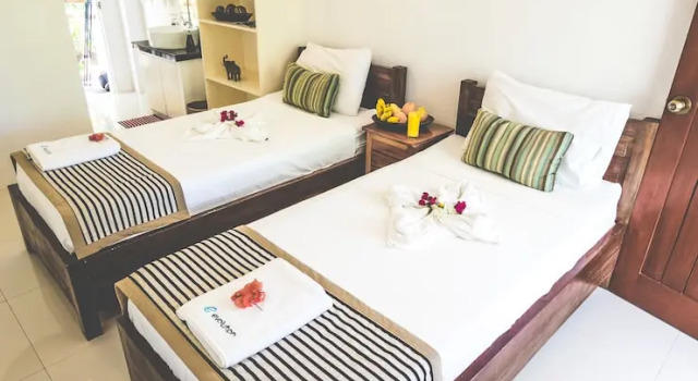 Двухместный номер Standard с балконом и с видом на сад Evolution Dive and Beach Resort