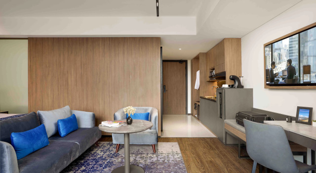 Двухместный полулюкс Oakwood Yogyakarta