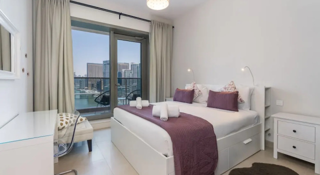 Stunning 1B Apartment With Balcony in Dubai Marina, Забронировать Апартаменты/квартира Апартаменты Эмирата Дубая, рядом с Dubai Marina Yacht Club, Апартаменты/квартира