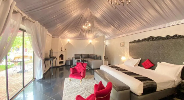 Standardní Dvoulůžkový s manželskou postelí pokoj a výhledem do zahrady Eden Lodges & Spa -Boutique Hôtel de Luxe