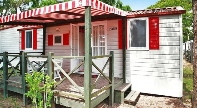 Mobile Home for dog Owners in Caorle, Book Hotel Hoteller i Friuli Venezia Giulia med parkering, Parkering