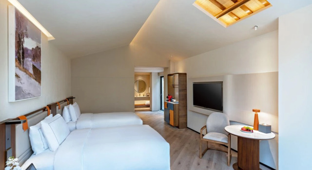 Номер Deluxe TELLUS. Qingchengshan Hot Spring Hotel