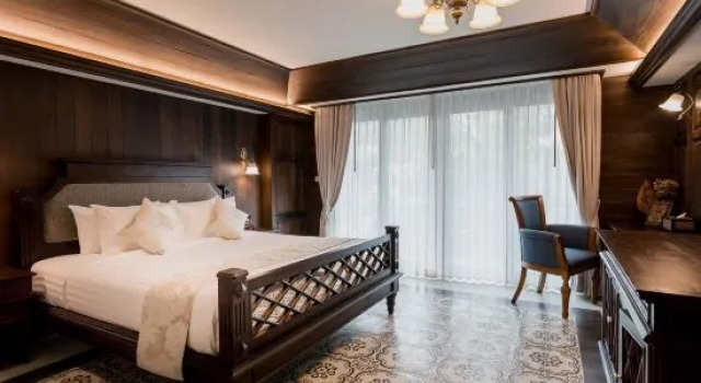 Двухместный номер Deluxe с видом на бассейн Nampiangdin Boutique Hotel