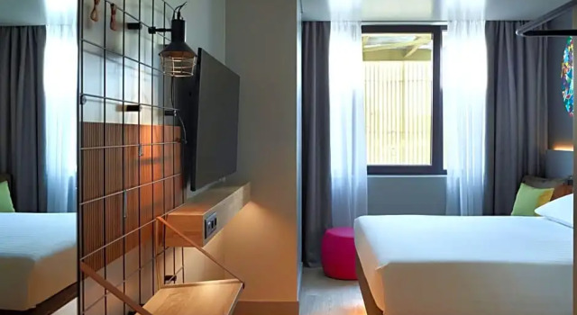 Двухместный номер Backstage с частичным видом Moxy Athens City